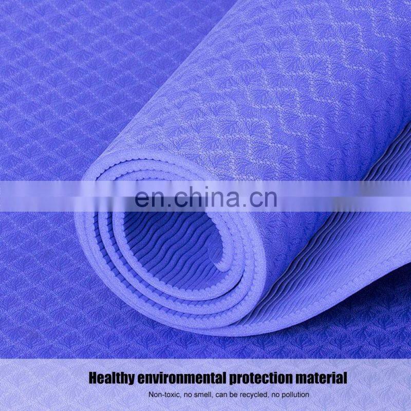 Eco Friendly Non Slip Fitness Exercise Tpe Yoga Mat