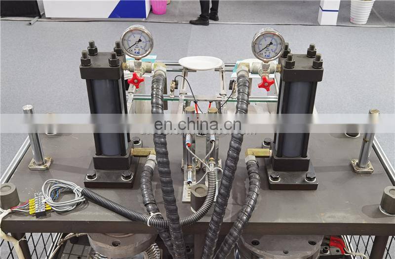 PP600H Automatic Aluminum foil laminated food paper plate making machine, birthday party cake dish tray manufacturing equipment