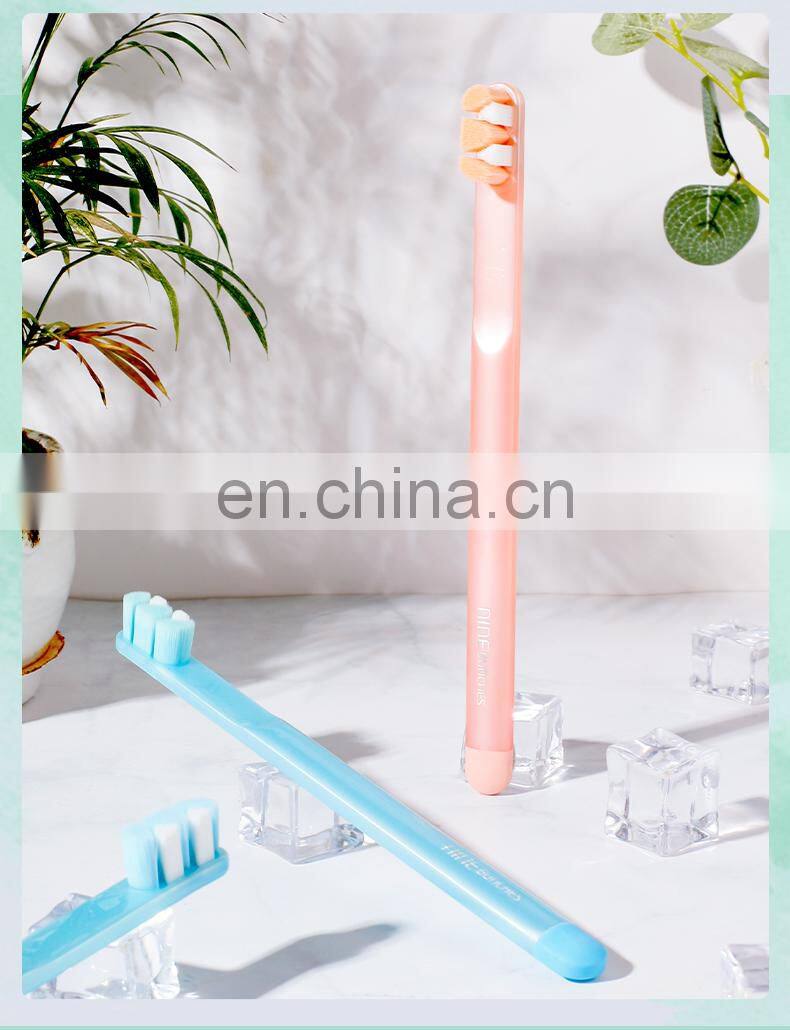 ECO Extra Soft Toothbrush Ultra Soft-bristled Teeth brush Micro-nano 20000 Floss Bristle Good Cleaning Effect for Sensitive Teet