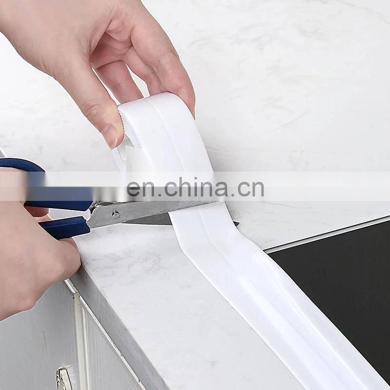 Bathroom Kitchen Accessories Shower Bath Sealing Strip Tape Caulk Strip Self Adhesive Waterproof Wall Sticker Sink Edge Tape