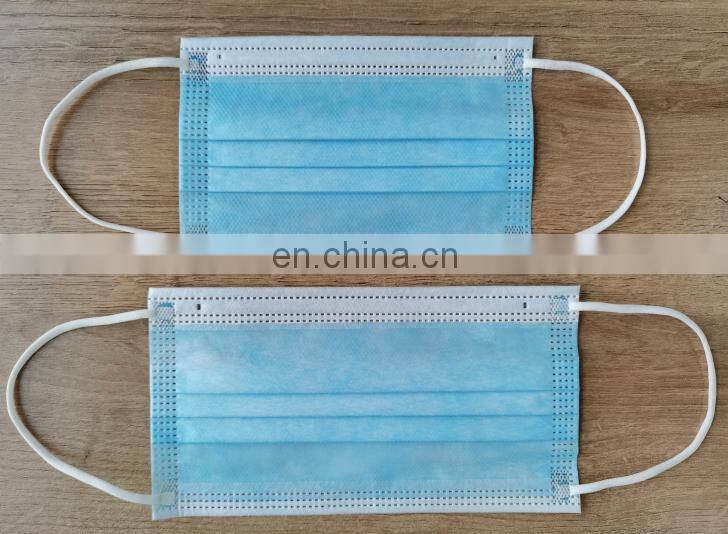 Disposable face mask medical use 3-ply white list