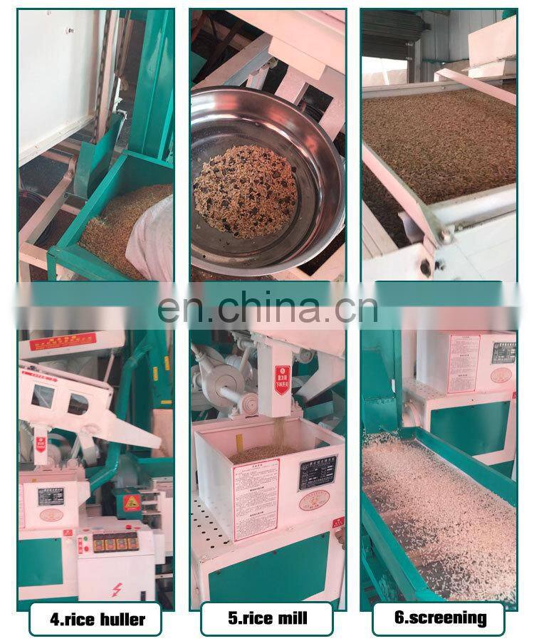 rice milling and bagging machine rice part milling equipment and polishing machine