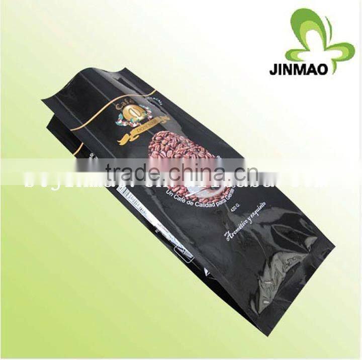 Aluminum foil vacuum sealed gussted coffee bag
