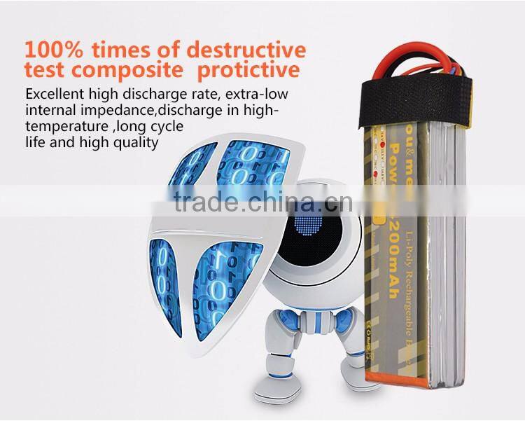 RC Li-po battery 3S 11.1v 4200mah for model airplane