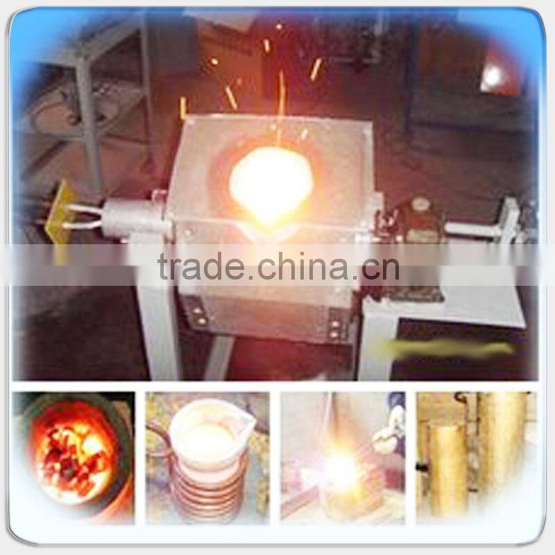 100 kw , 150kgs medium frequency induction copper melting furnace for sale