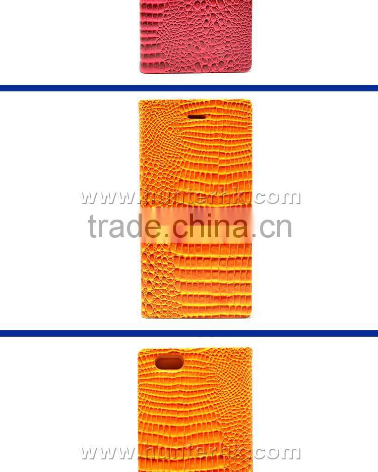 Thin Crocodile Grain Wallet Case For iphone6G