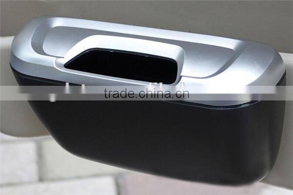 Hot sale plastic car garbage bin car trash bin