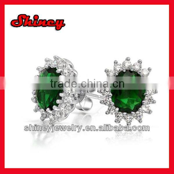 18k gold big XL earring for men,micro pave gold earring