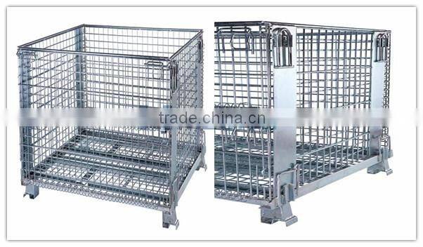 Warehouse folding steel storage cages (manufacturer)