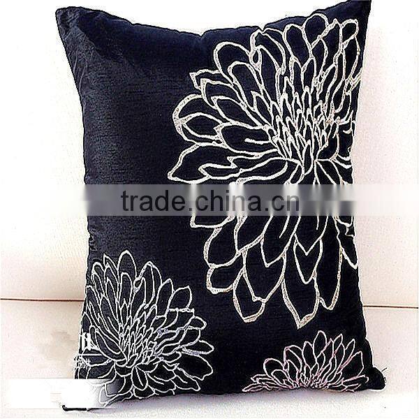 Plain soft pretty printed soft embroidery designer pillow covers