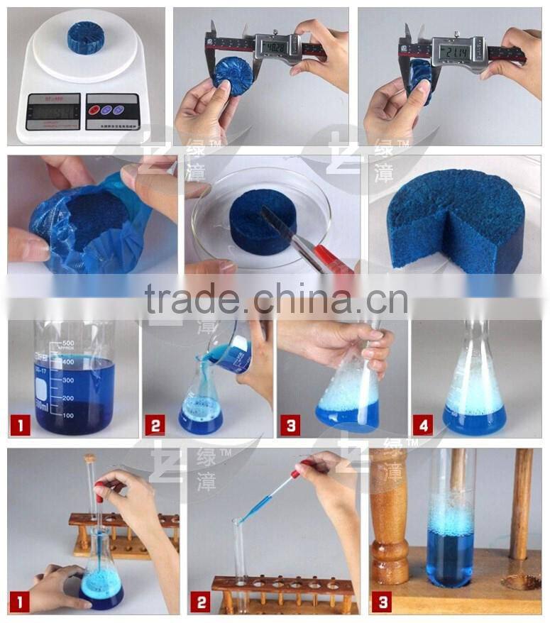 Glass Bottle Automatic Flushing Toilet bowl cleaner