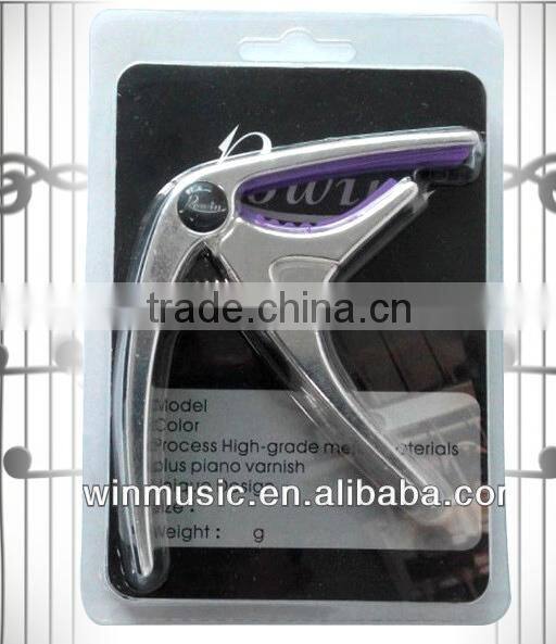High quality rowin zinc alloy guitar capo