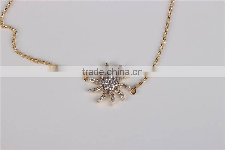Lovely star fish shape wholesale 925 bracelet silver bracelet with CZ bracelet