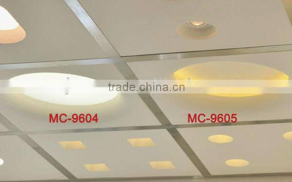 Decorative Gypsum Plaster Gesso And Glass Fabre ceiling lights