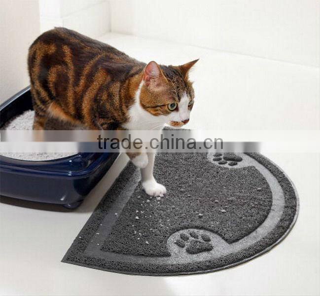 litter catcher mat/paw shaped cat litter mat -soft on paws