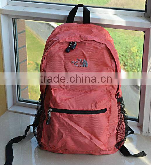 2016 fashionable Polyester adult backpack/customized backpack bag,sports backpack