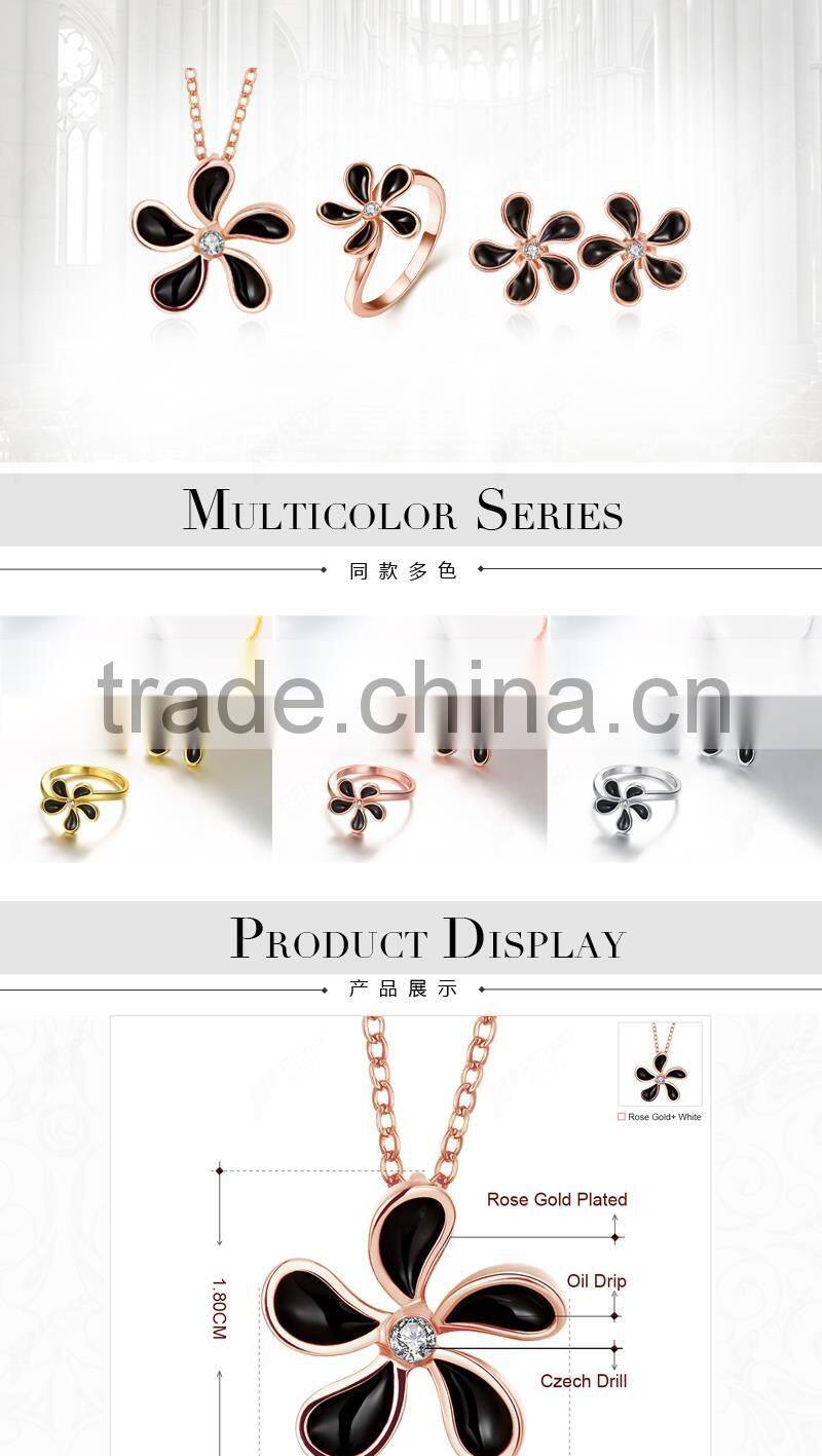 Attractive design jewelry 18K Gold Plating Jewelry Set