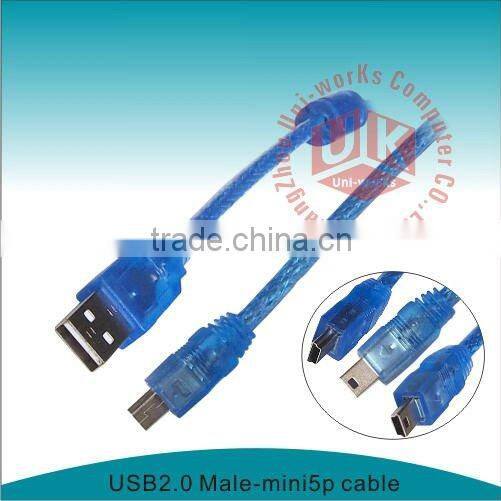 USB2.0 female to mini 5pin cable