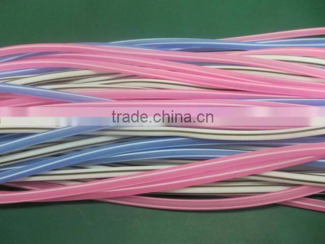 hot seller dual color silicone shisha hose with FDA/LFGB food grade