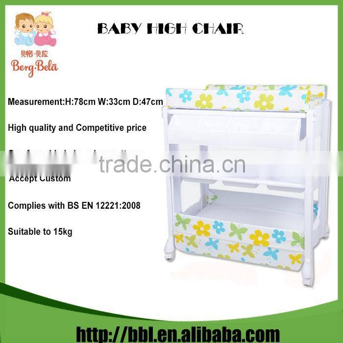 2016 Manufacturer Newest Design High Quality Movable Plastic Colourful Changing Table Baby