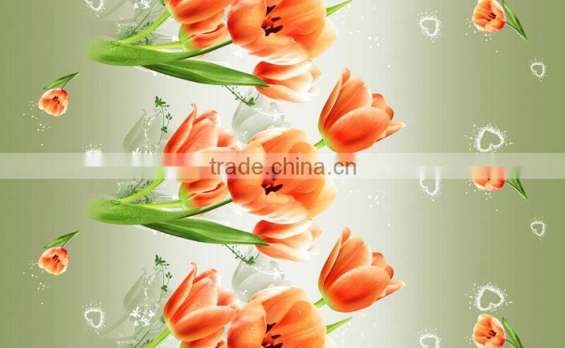 woven fabric polyester brushed fabric/ flower designs printing fabric/disperse printing fabric