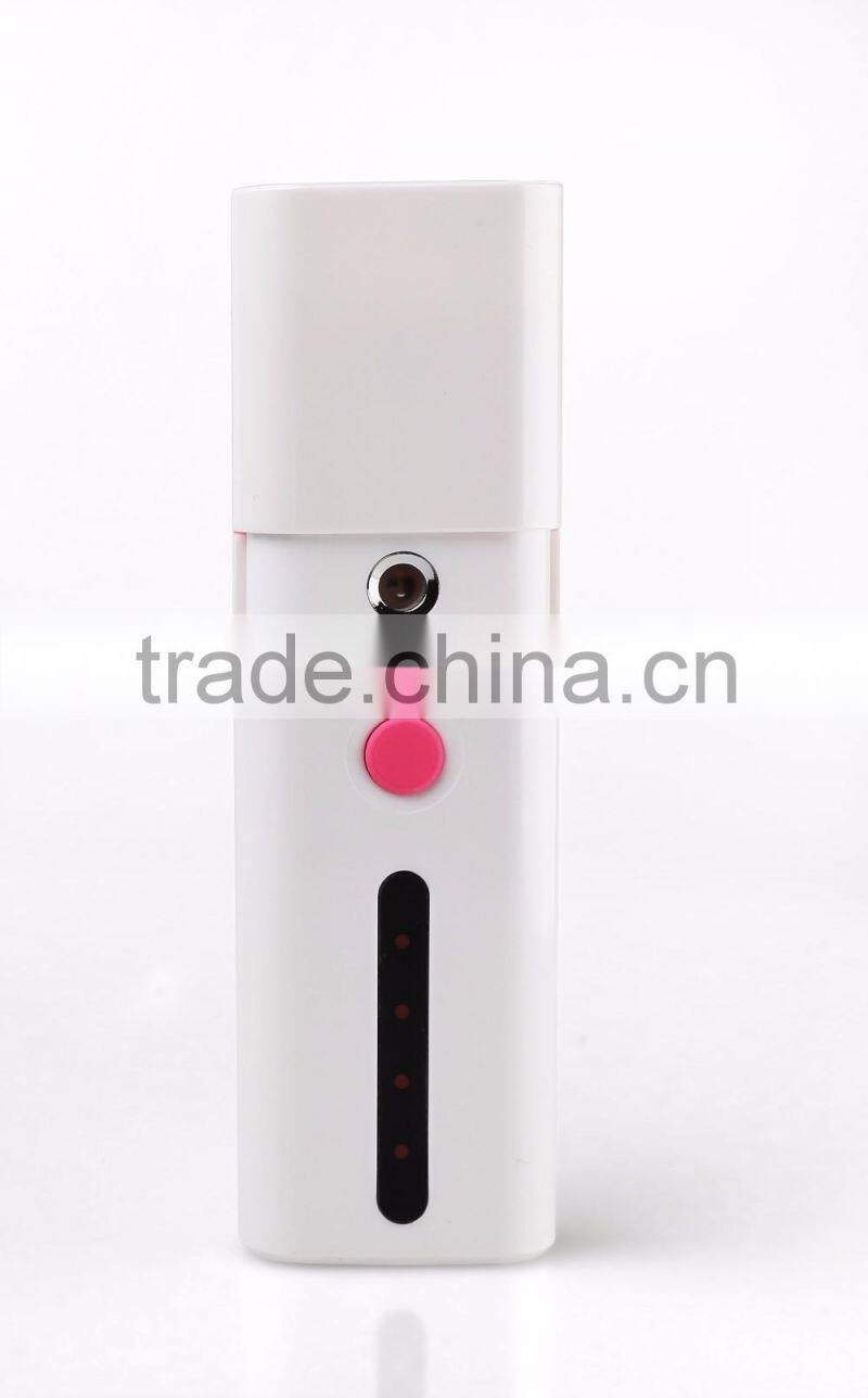 Hot cake in Korea mobile power and nano facial mist sprayer skin care machine