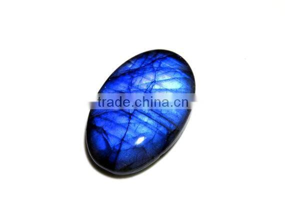 Natural Blue Flash Fire Labradorite Cabochon Oval Shape 24X38MM Approx Good Quality On Whole Sale Price