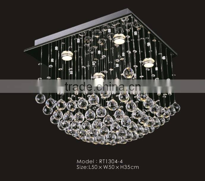 Modern Many Arms Chandelier White