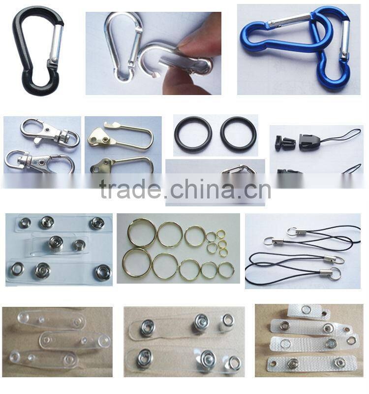 Double pulling plastic retractable badge holder with epoxy dome logo yoyo for business