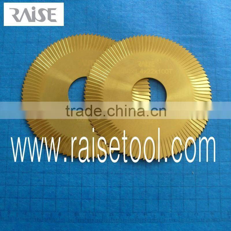 0023-Ti side milling cutter_high precision HSS-Ti double angle milling cutters for wenxing 100-G2&100-H key copy machine