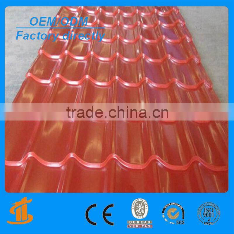 2015 Hot Sale Steel Glazed Roof Tile With Many Color