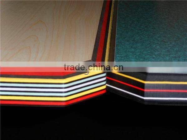 CNC post forming colorful core hpl compact laminate table top
