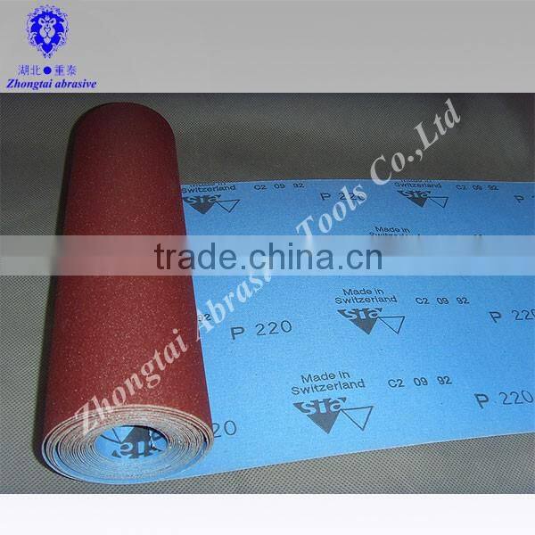 Flexible backing abrasive cloth roll/cotton cleaning cloth roll