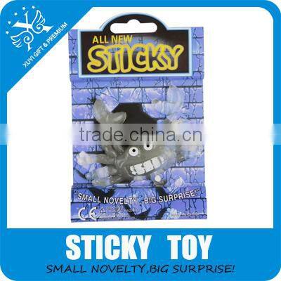cheap novelty kids toy plastic small sticky crab toy sticky toys squishy animal