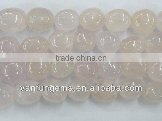 Rose quartz wholes natural polished madagascar stone