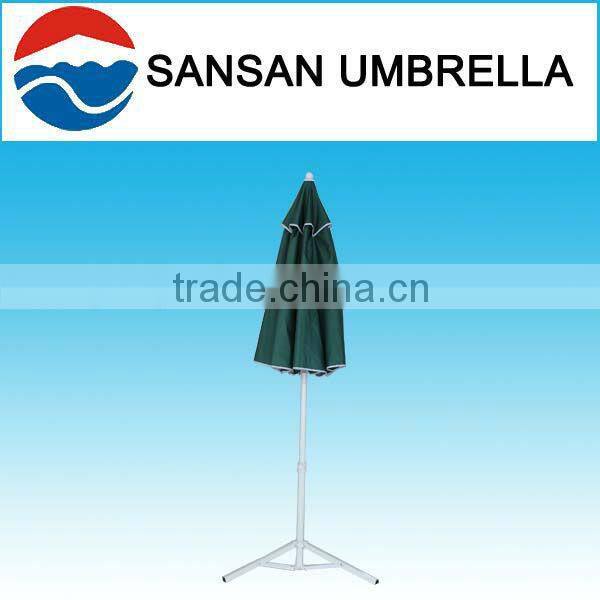 180CM green wholesale polyester fabric windproof beach umbrella