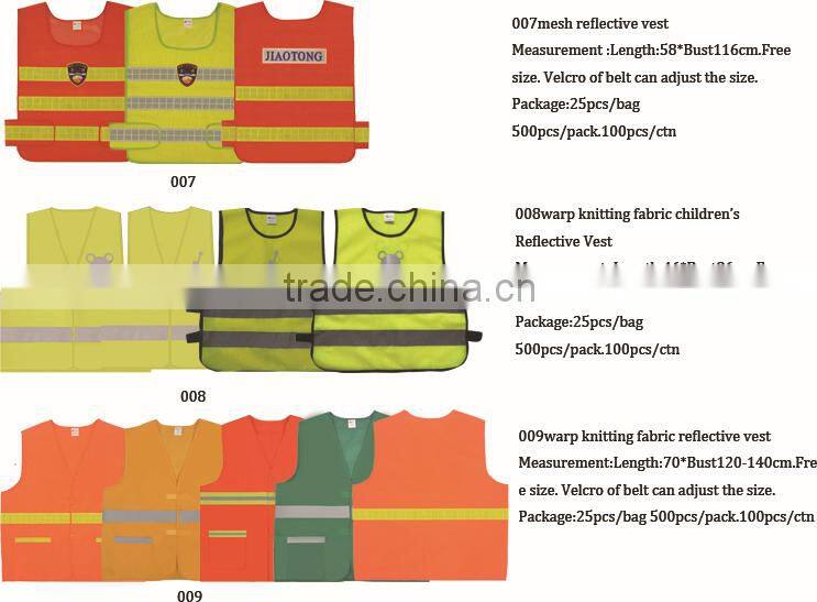 Low price EN ISO 20471Roadway safty clothing with reflective tape