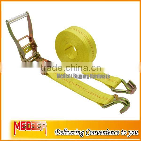 5000kg breaking strength 2inch 50mm ratchet tie down/ 2" Ratchet Strap Tie Down