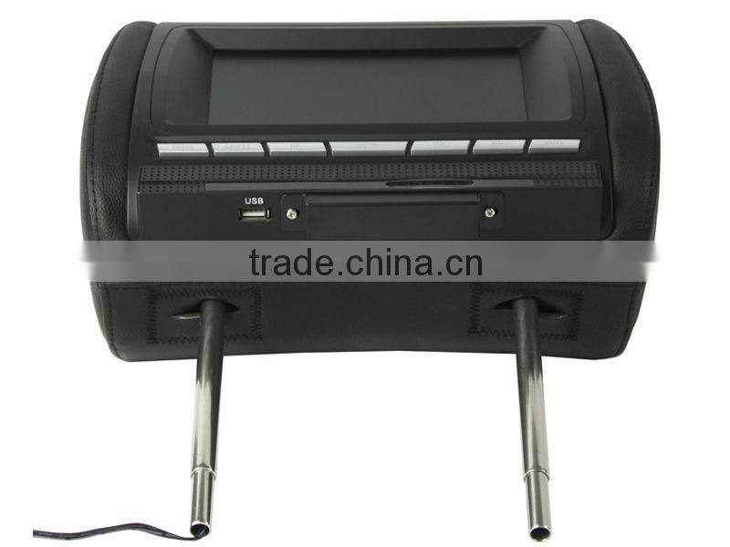 Headrest 7 inch bus/taxi motion sensor lcd advertising player