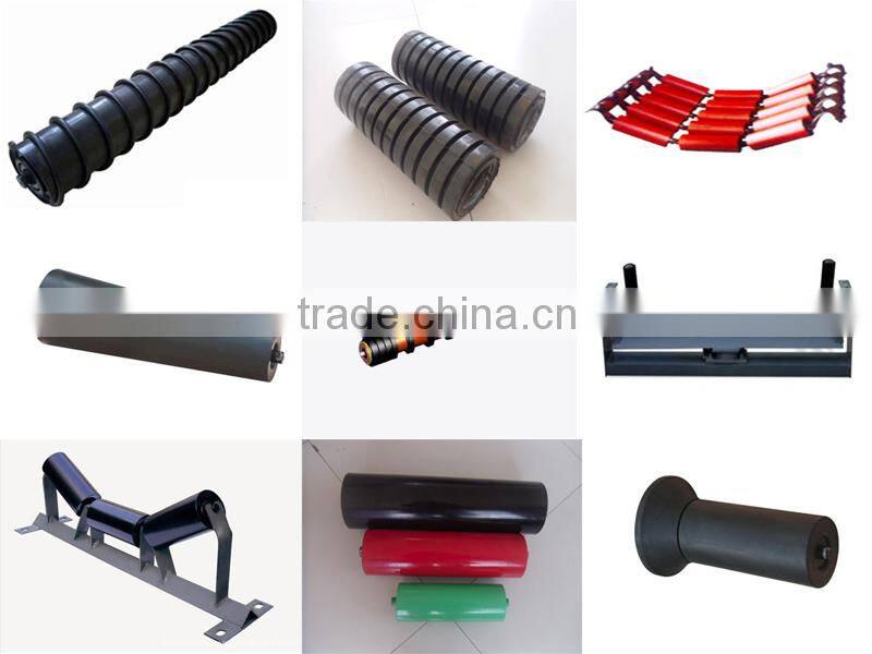 Industry Widely Used Q235 Carbon Steel Troughing Idler Gravity Roller With Bearing