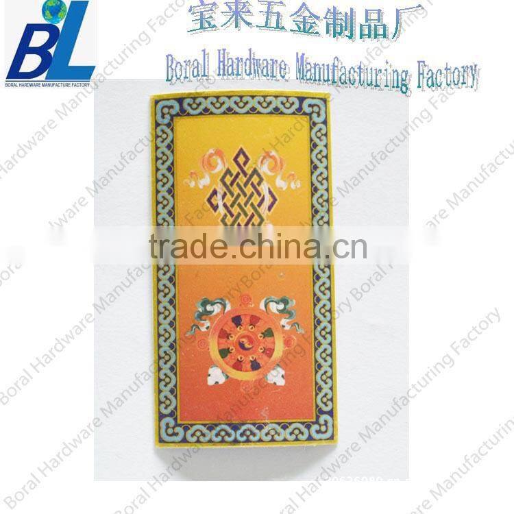 Vintage workmanship metal a4 paper weights for promotion