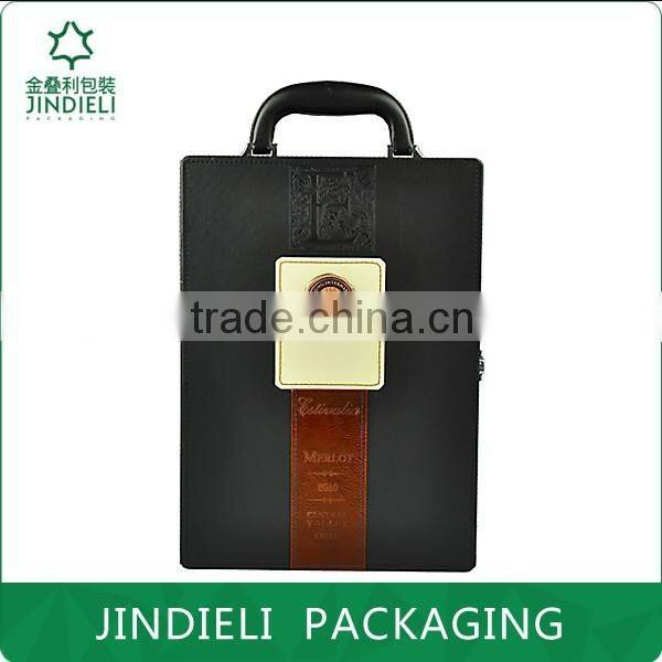 Antique gift wooden wine box packing