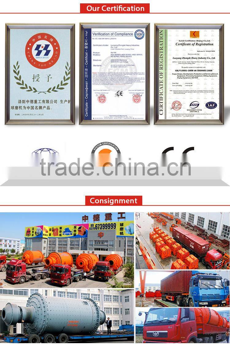 Three-cylinder dryer for stoving slag, yellow sand, clay, fly ash