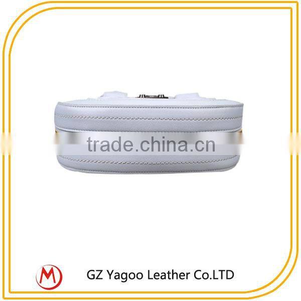 Hot Sale Fashion Branded ladies handbag / woman'bag leather material