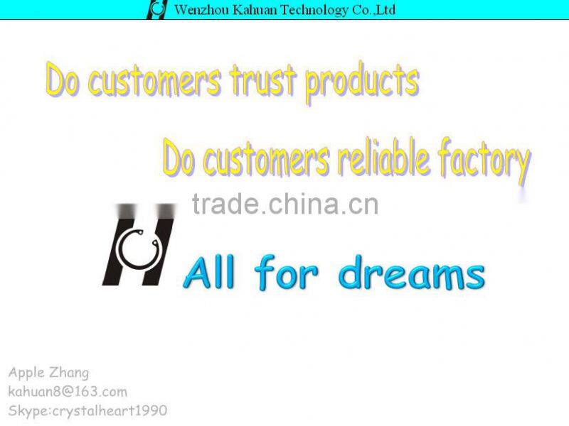 China manufacturer Q434 65Mn flat wire bore circlips