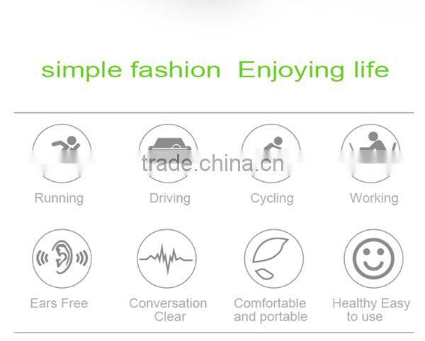 2015 New Popular Wireless Stereo Bone Conduction Bluetooth Headset