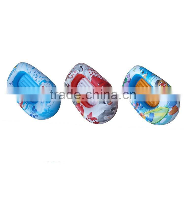 Mini inflatable fish boat seat for baby