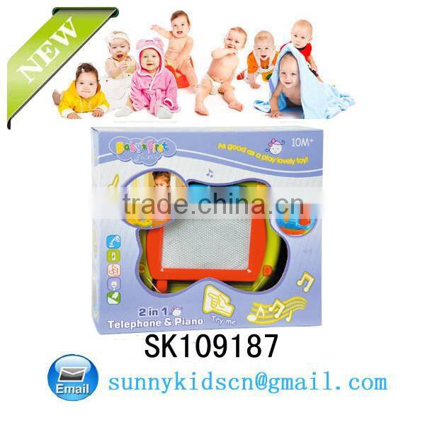High quality plastic baby music toys baby toy telephone toy