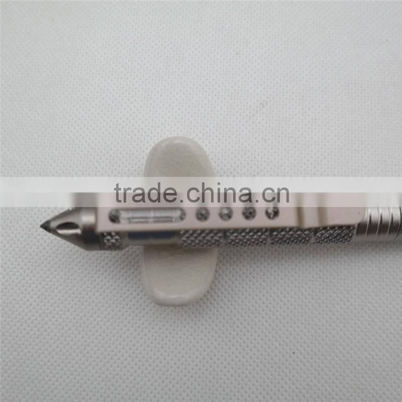 Tungsten steel head tactical pen , Self Defense breaking glass pen