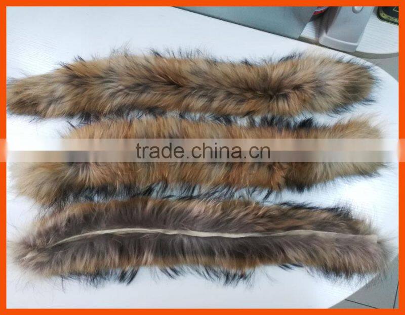 good quality raccoon fur trimming strips